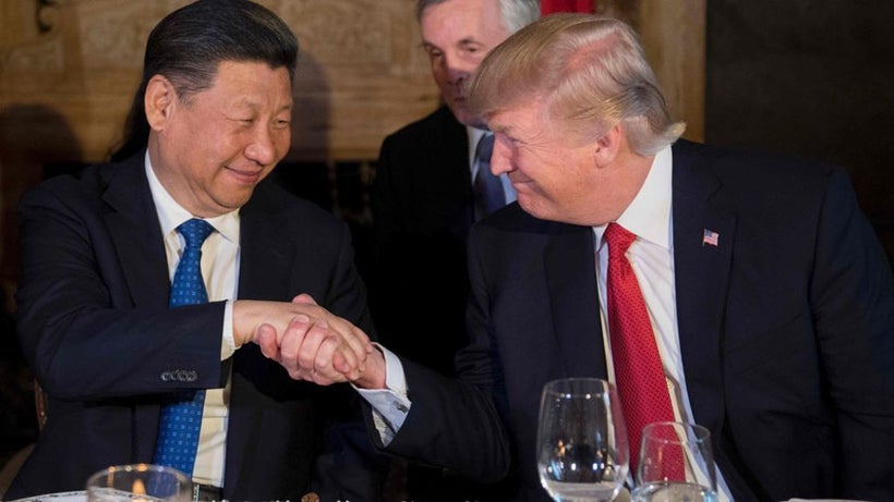 Xi Jinping and Donald Trump