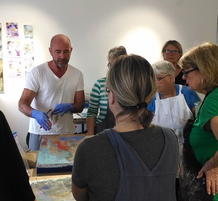 <p>Jerry McLaughlin teaching a workshop</p>