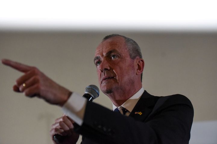Phil Murphy, a candidate for governor of New Jersey, speaks during the First Stand Rally in Newark, New Jersey, on Jan. 15.