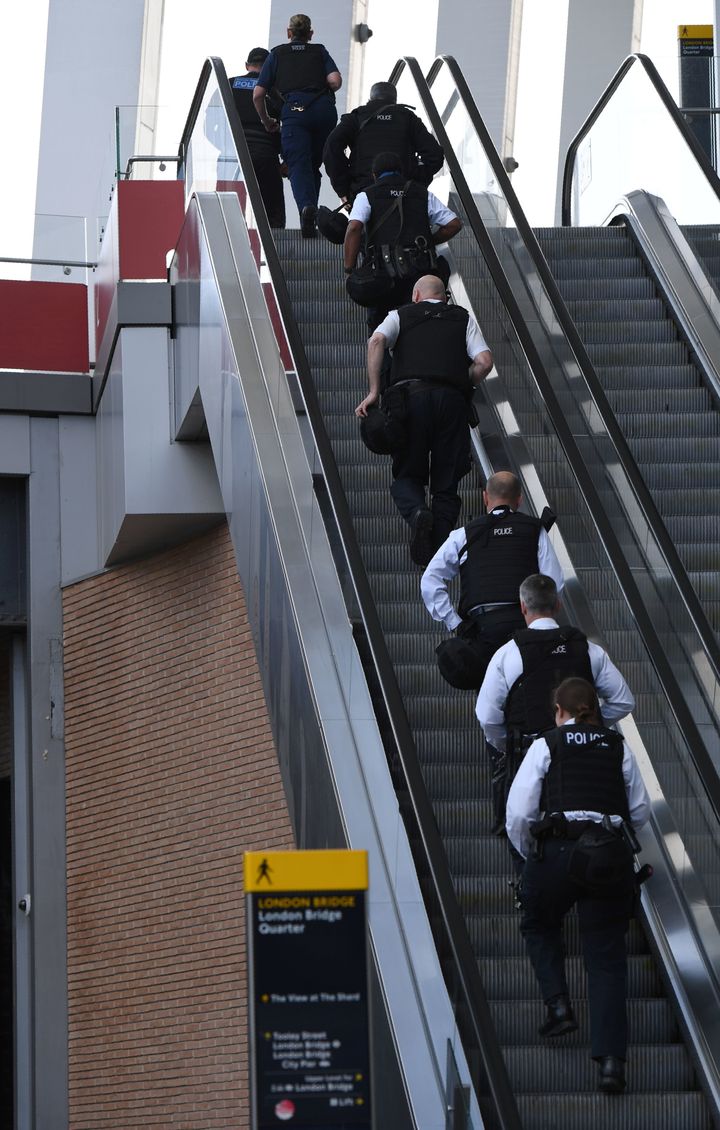 London Bridge and Borough stations were closed in the wake of the attack, leaving thousands of people struggling to get home