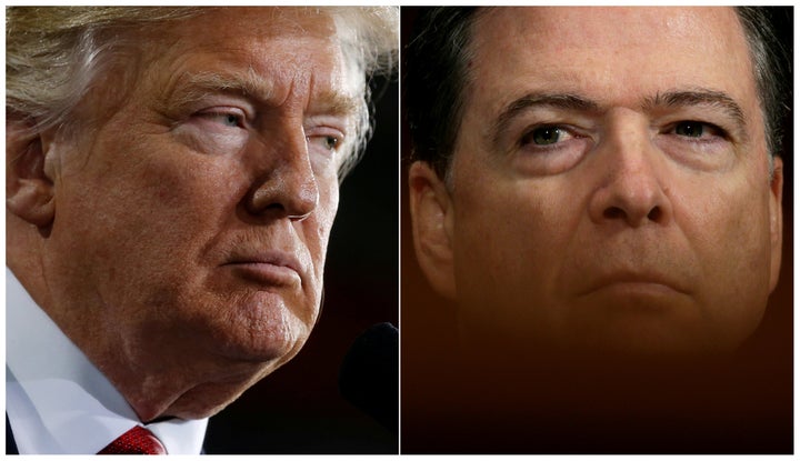 Former FBI Director James Comey, fired by President Donald Trump last month, is scheduled to testify before the Senate Intell