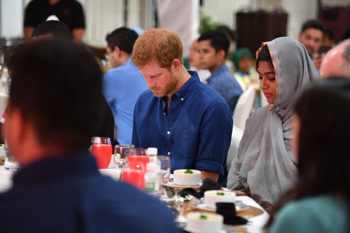 Prince Harry visits Jamiyah Singapore on the first day of a two-day visit to Singapore.