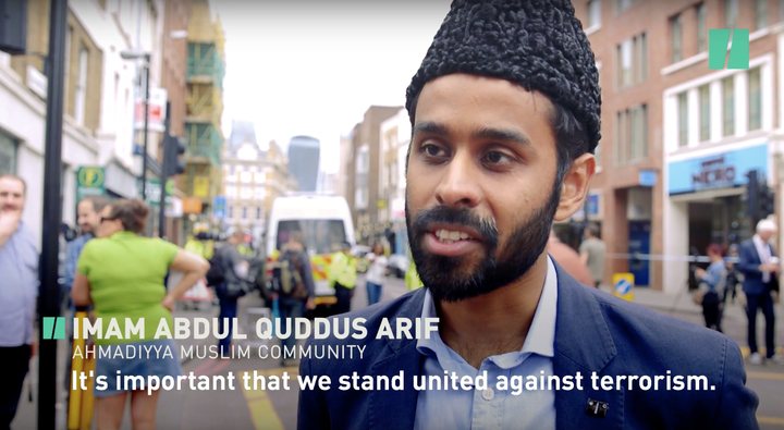 Imam Abdul Quddus Arif from the local Ahmadiyya Muslim community speaks out against Islamic extremism.