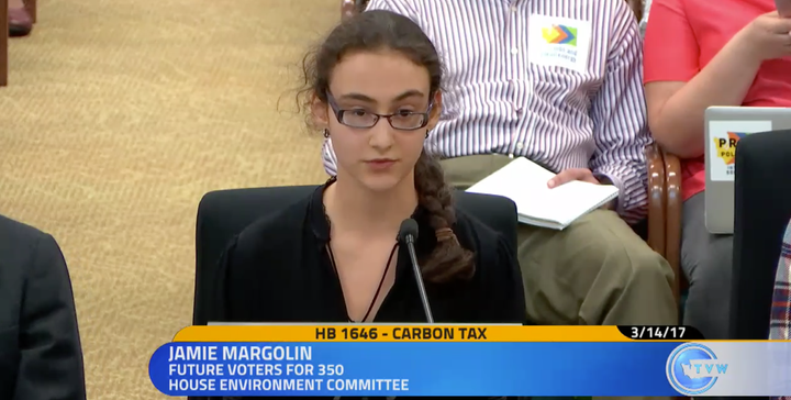 Me testifying before my state’s Environmental Committee.
