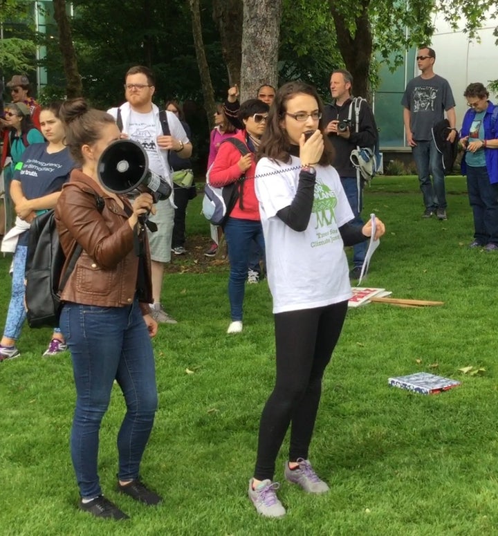 Speaking at my local March for Truth