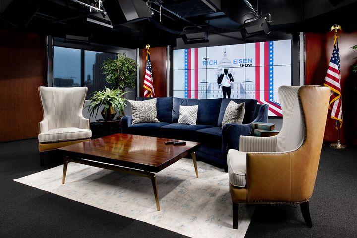 DIRECTV studio designed and styled by Tiffany Brooks, designer and host of HGTV Smart Home