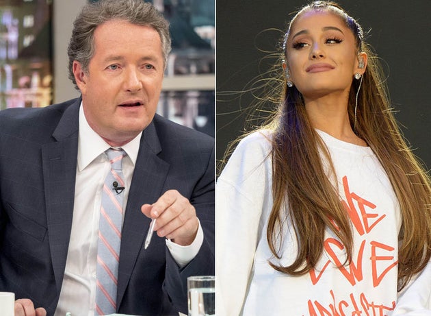 Piers Morgan and Ariana Grande