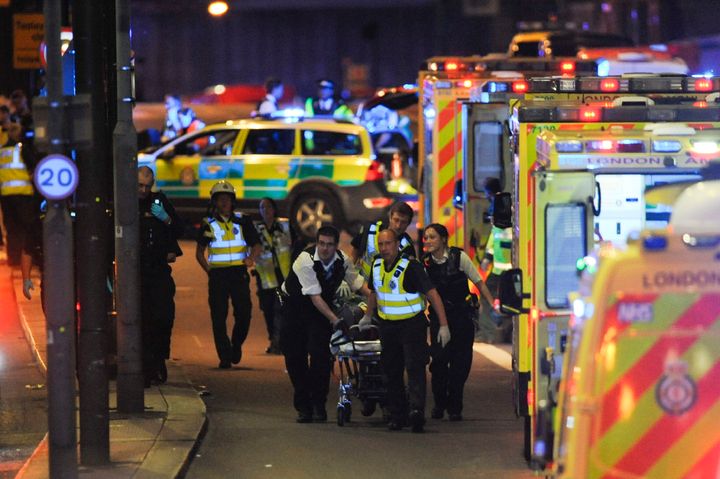 Seven people died after three terrorists drove through pedestrians on London Bridge and went on a stabbing spree in Borough Market 
