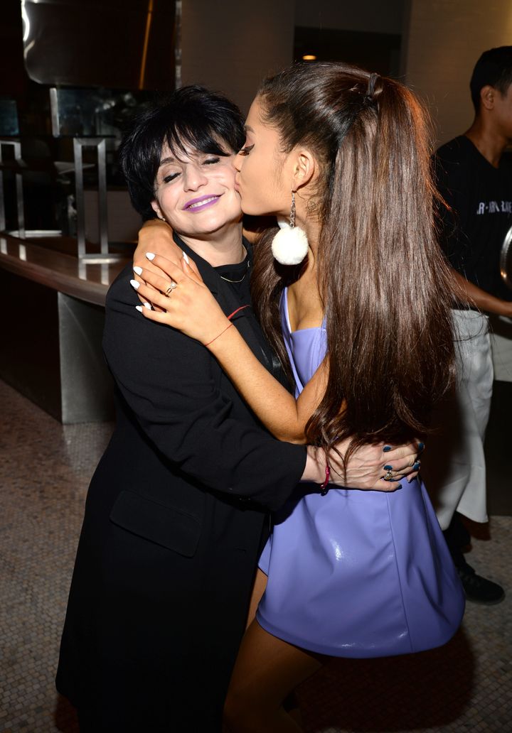 Ariana and her beloved mum