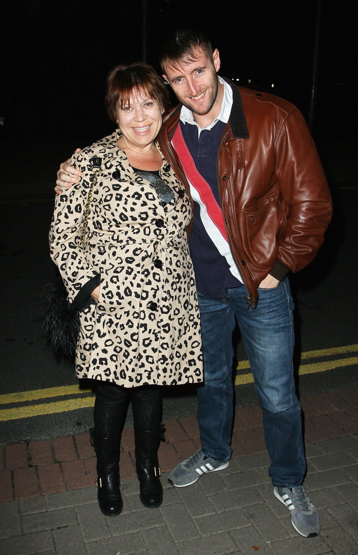 Tina Malone and husband Paul Chase.