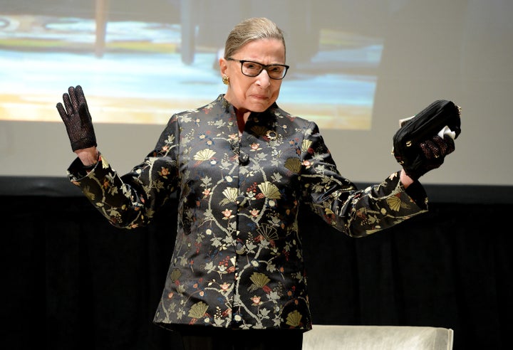 Ginsburg looking undeniably powerful at an appearance in September 2016.