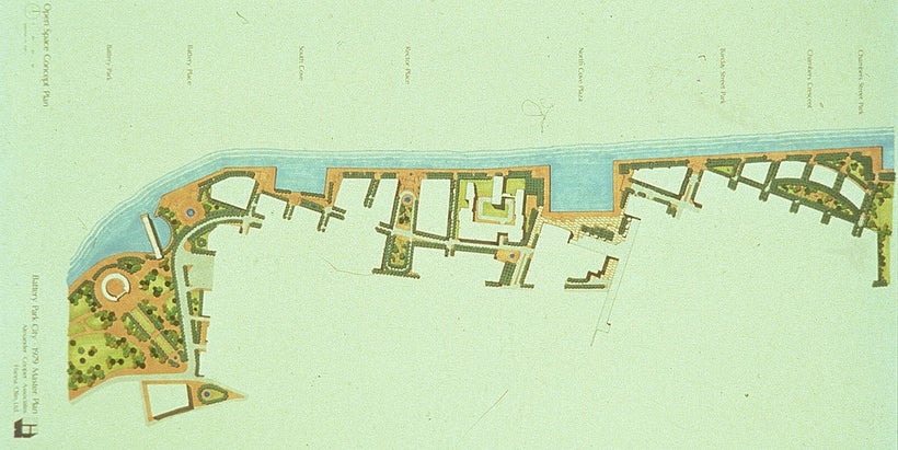 Battery Park City Masterplan, 1979