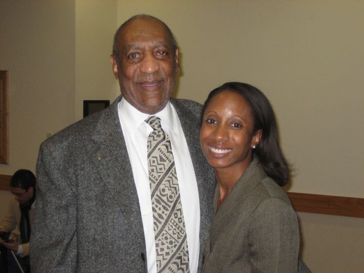 Bill Cosby and Nikki Johnson-Huston, Esq. at Temple University