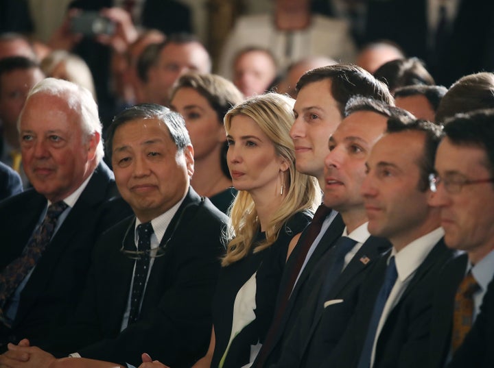 Ivanka Trump attends an event in Washington, DC on Monday.