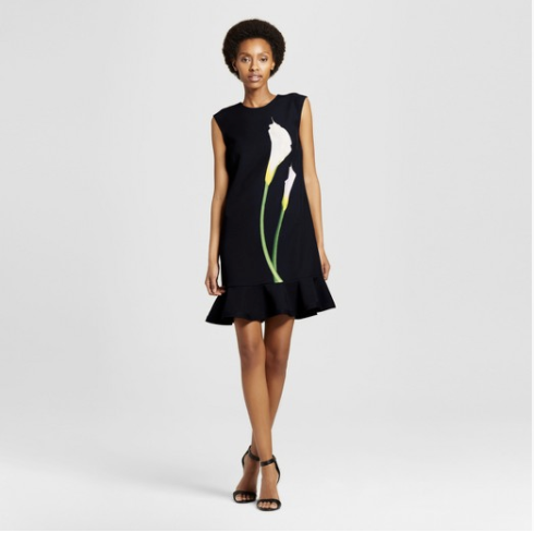 A shot of the dress for sale at Target.