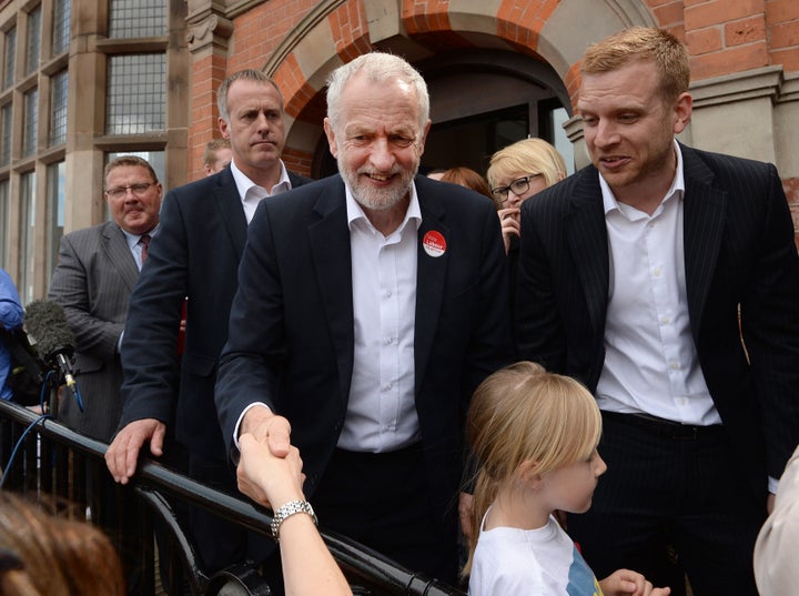 Jeremy Corbyn on the campaign trail