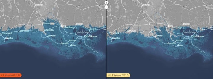 <p>A look at the Gulf Coast shows how dire the situation could be for New Orleans were global temperatures continue rising.</p>