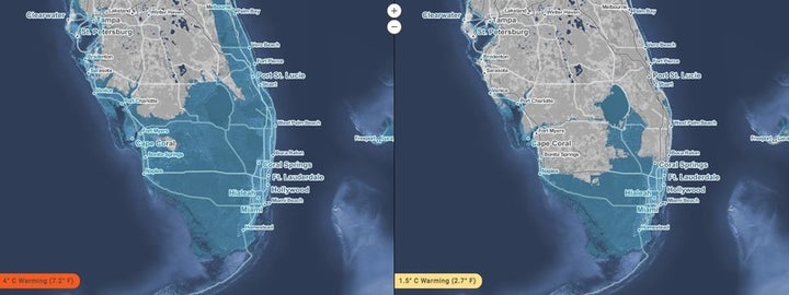 Southern Florida is arguably the most at-risk should sea levels continue rising.