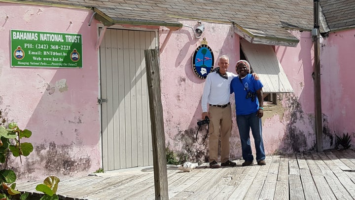 At the Bahamas National Trust office, Andros Island, Bahamas