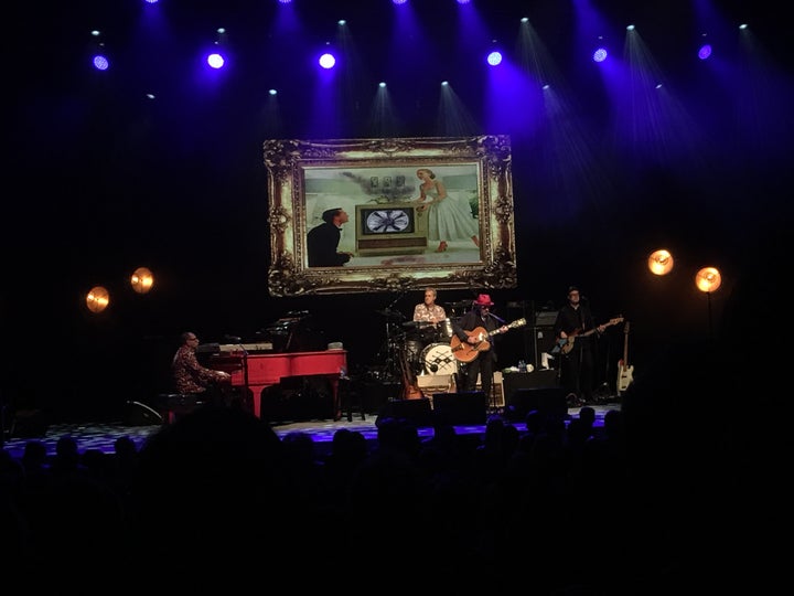 <p>Elvis Costello and the Imposters</p><p>(Steve Nieve, Pete Thomas and Davey Faragher)</p>