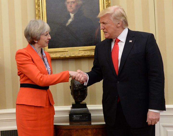 May meeting Trump at the White House in January