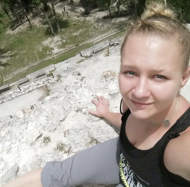 Reality Leigh Winner, 25, a federal contractor charged by the U.S. Department of Justice for sending classified material to a news organization, poses in a picture posted to her Instagram account.