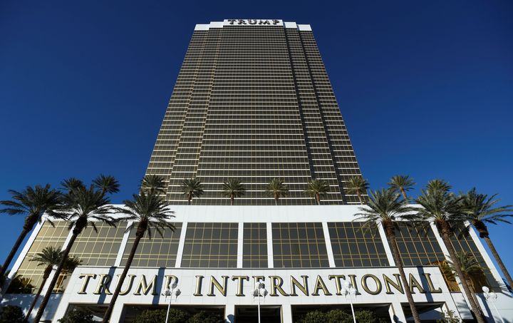 The Trump International Hotel & Tower owned by President-elect Donald Trump is seen in Las Vegas, Nevada, U.S. November 9, 2016.