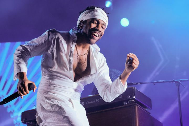 Childish Gambino performs live on stage during the 2017 Governors Ball Music Festival.