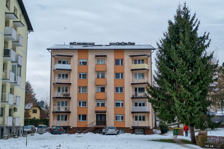 You too could visit famous Melania Trump landmarks on a first lady tour of Sevnica, Slovenia. This is an apartment block she lived on as a child.