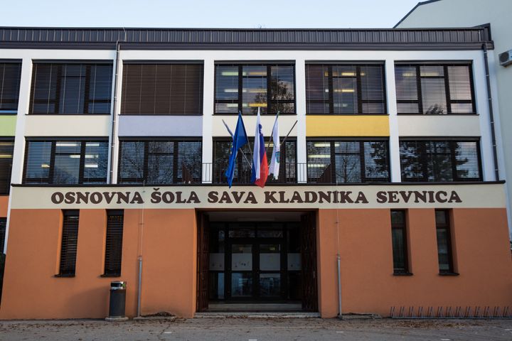 Melania Trump's old primary school in Sevnica, Slovenia. 