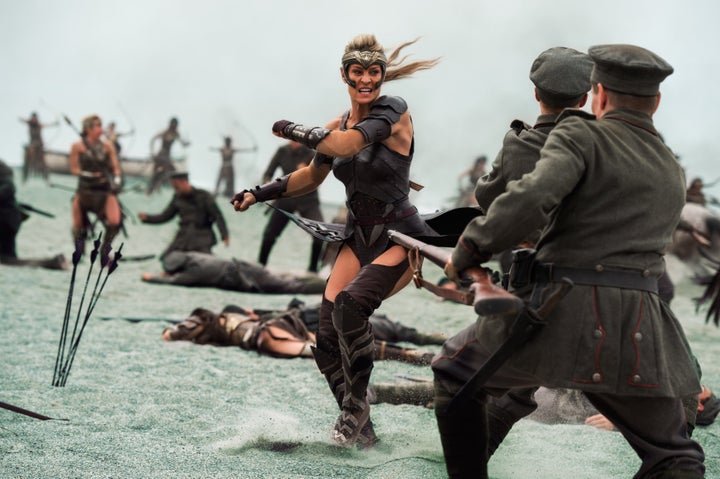 Robin Wright being the bad ass she is in Wonder Woman