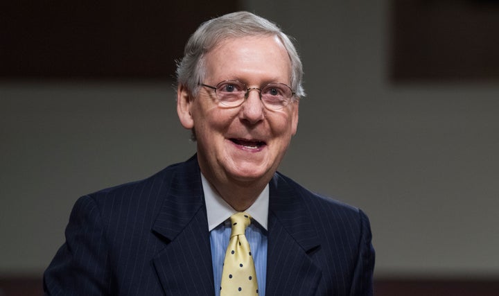 Senate Majority Leader Mitch McConnell doesn't have a bill yet, but he's optimistic.