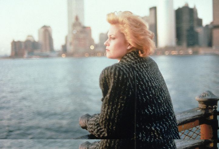 Melanie Griffith on the set of "Working Girl."
