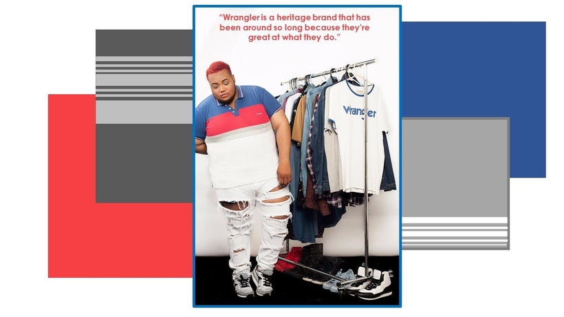 Polo by Wrangler, Jeans by Randolph New York, Sneakers by Diadora
