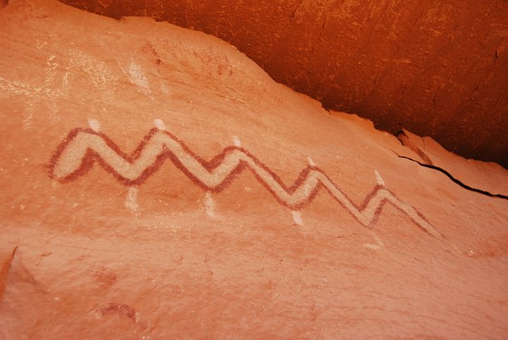 How would you interpret this piece of rock art? Is it a snake? A flowing stream? Lighting during a storm? Your interpretation may be wrong and lead nowhere, or it could be the key to unlocking the secrets of the site.