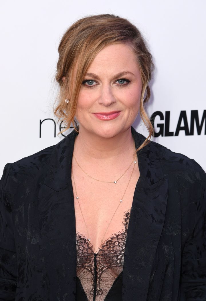 Amy Poehler also quipped about the US president in her acceptance speech