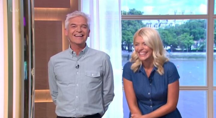 Fearne Cotton's cupcakes were a source of amusement for Phillip Schofield and Holly Willoughby
