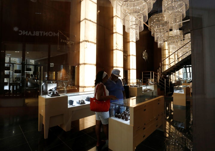 A Montblanc store at a renovated Belle Epoque shopping mall in Havana that now houses the Gran Hotel Manzana. 