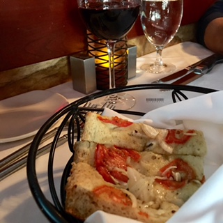 Rosemary and olive oil infused foccacia