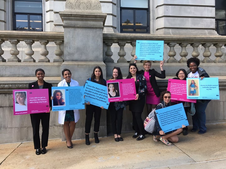 New Yorkers in Albany today are urging Senators to pass the RHA to protect abortion access! 