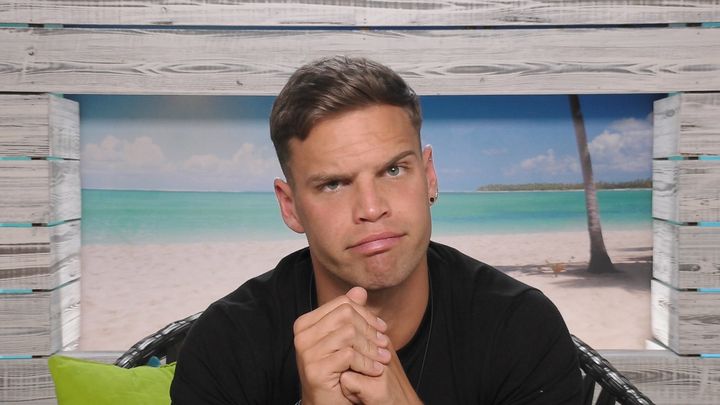 Dom is currently involved in a 'Love Island' love triangle