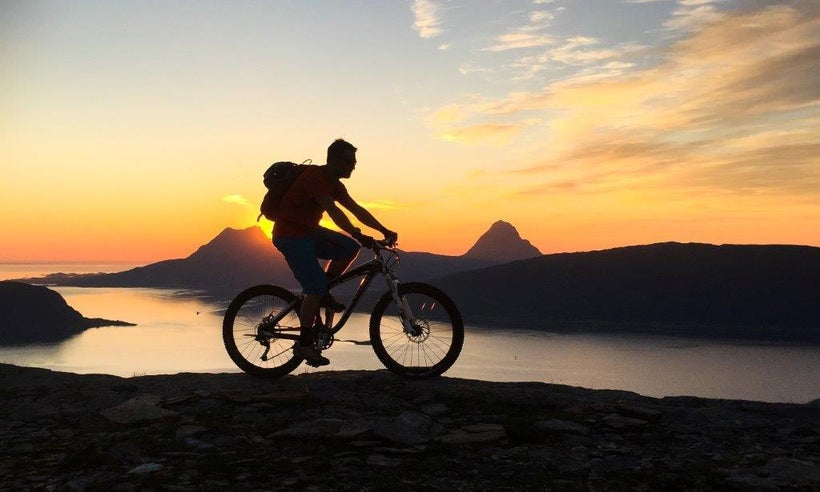 Cycling Under the Midnight Sun