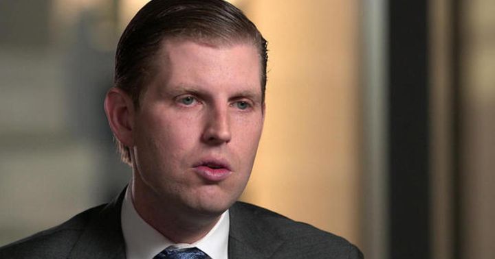 Eric Trump gets ready to show his chompers.