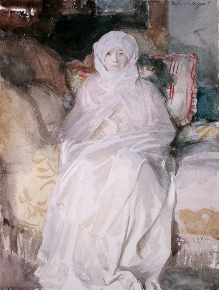 "Mrs. Gardner in White" by John Singer Sargent.