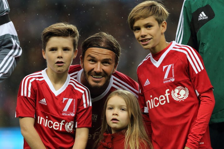 David and Victoria Beckham have four children.