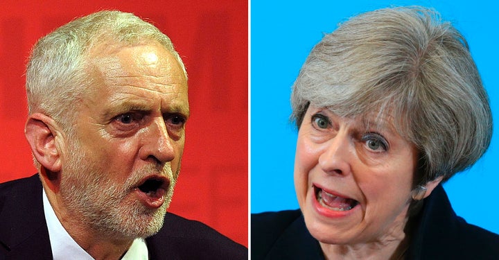 British Prime Minister Theresa May faces off against Labour leader Jeremy Corbyn in Thursday's snap election.