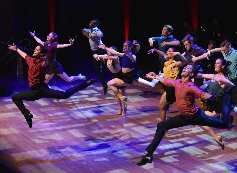Dancer perform on stage at the Lincoln Center Gala