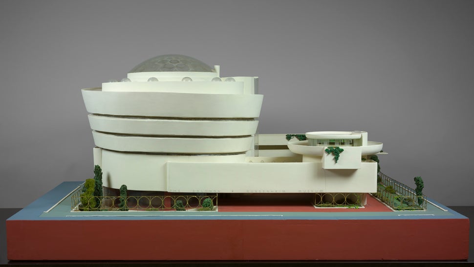 Frank Lloyd Wright's Solomon R. Guggenheim Museum in New York, New York (1943–59).