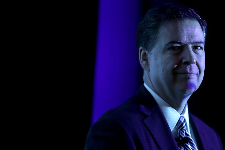Comey delivers the keynote remarks at the Intelligence and National Security Alliance Leadership Dinner March 29.