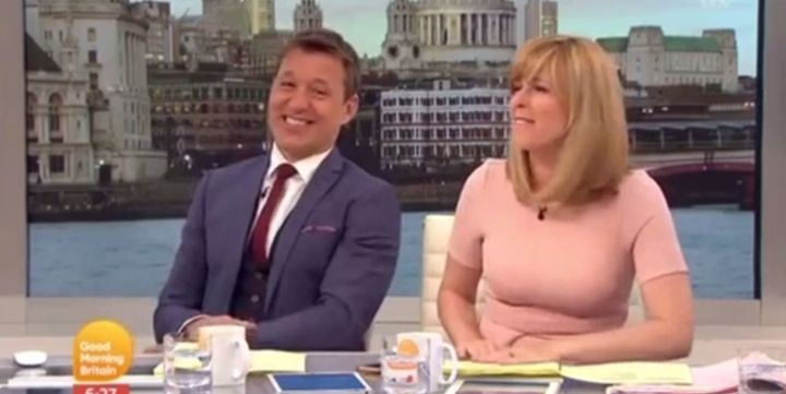 Ben Shephard was in a cheeky mood on Thursday's 'Good Morning Britain'